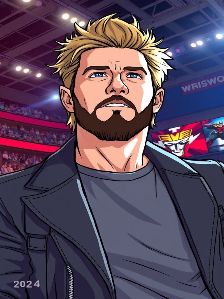 NFL in Brazil 2026 anime hero visual