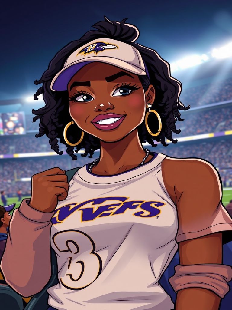 Super Bowl in Australia 2024 anime hero visual