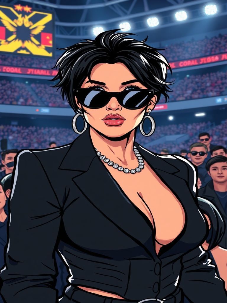 Super Bowl in Australia 2025 anime hero visual
