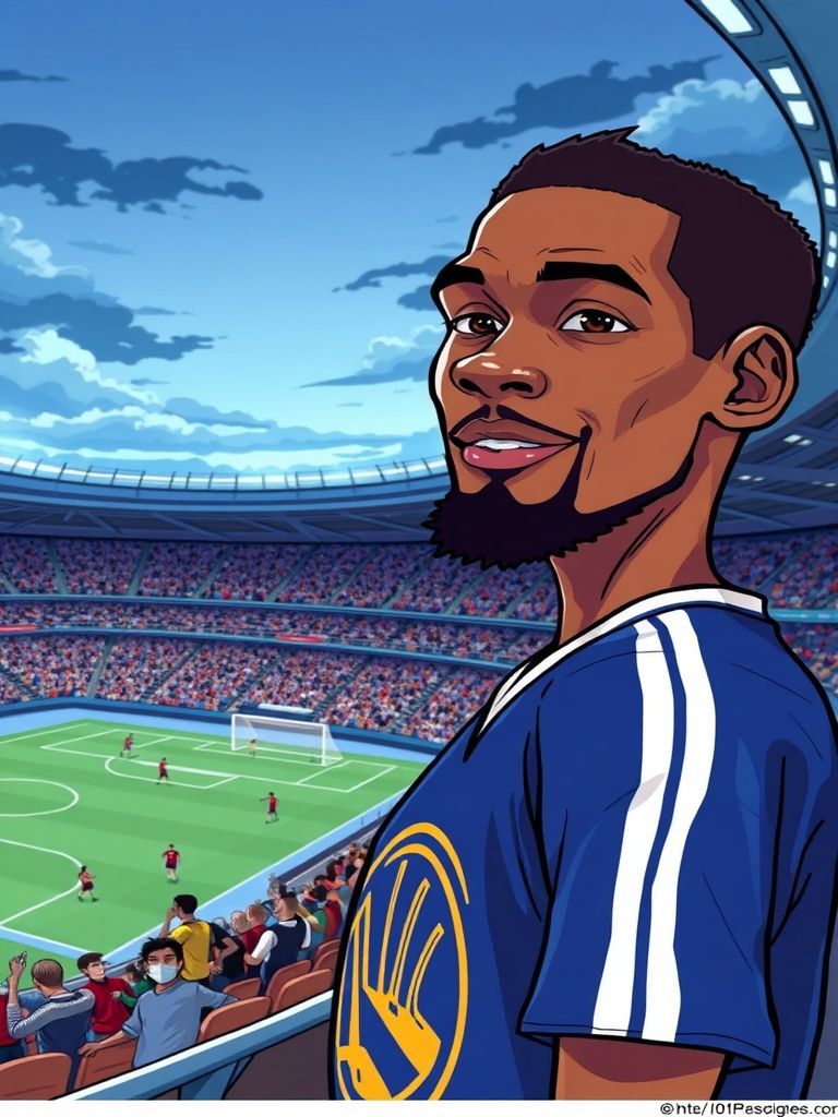 Super Bowl in China 2027 anime hero visual