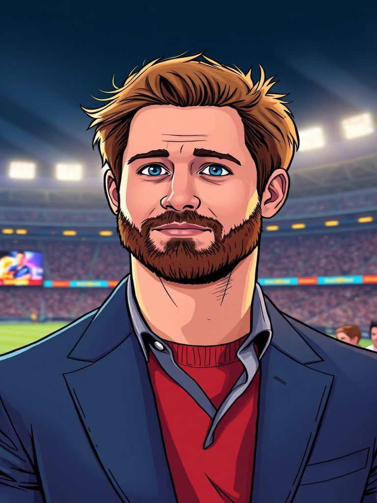 Super Bowl in France 2025 anime hero visual