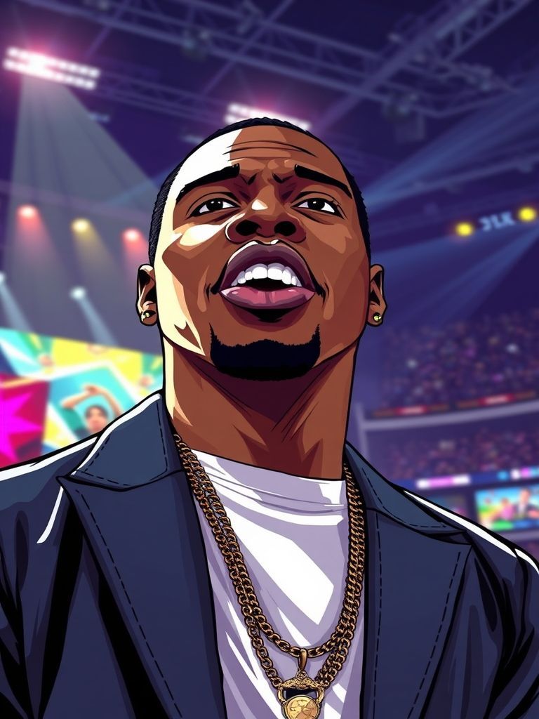 Super Bowl in United States 2025 anime hero visual
