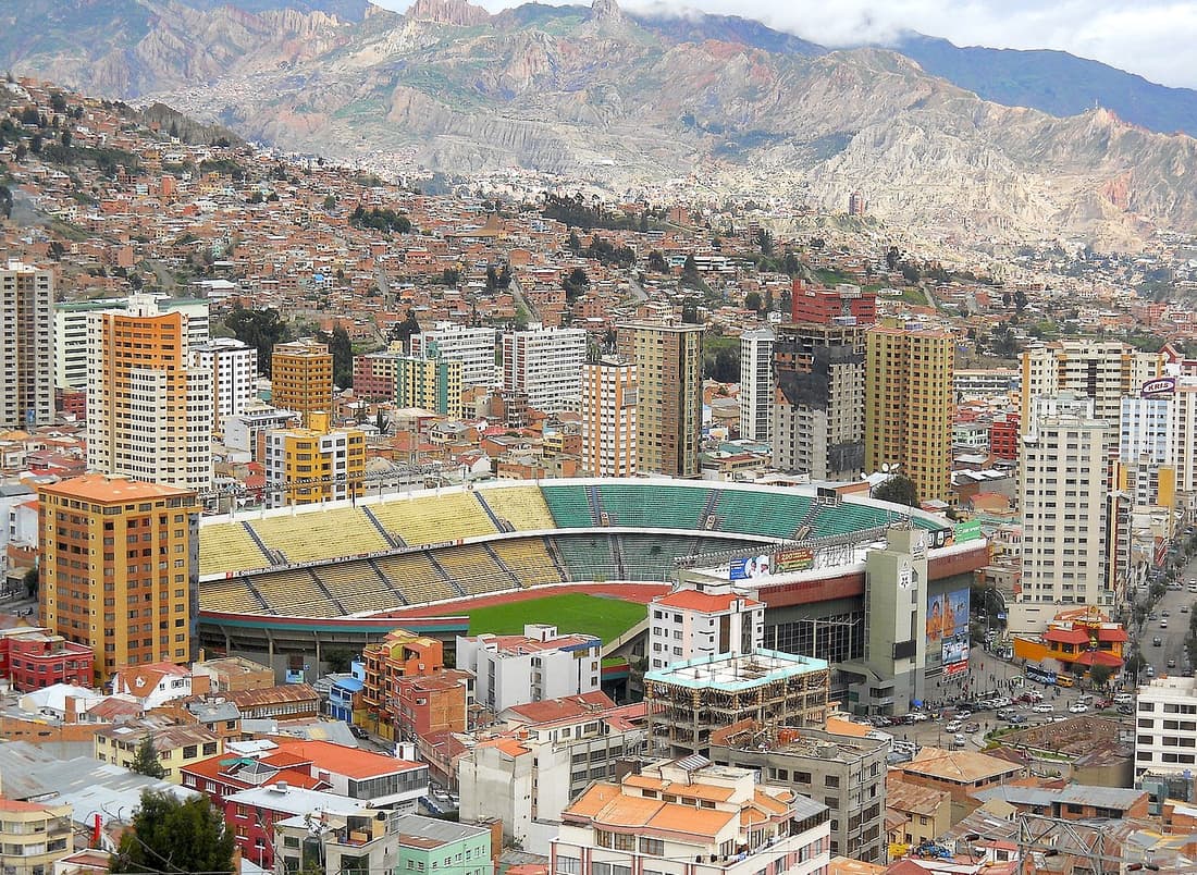 Estadio Hernando Siles stadium in La Paz