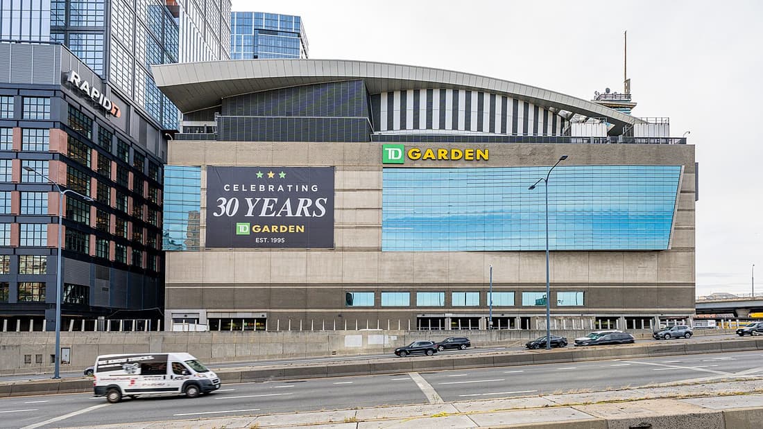 TD Garden arena in Boston
