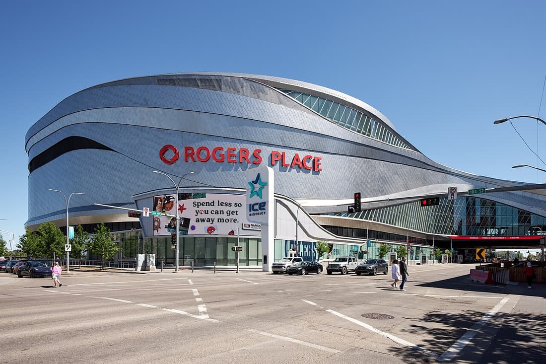 Rogers Place arena in Edmonton