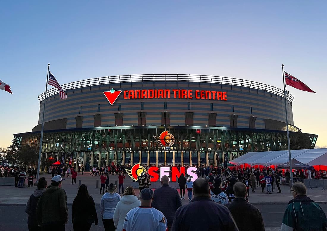 Canadian Tire Centre arena in Ottawa