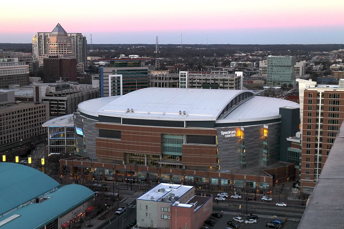 Spectrum Center arena in Charlotte