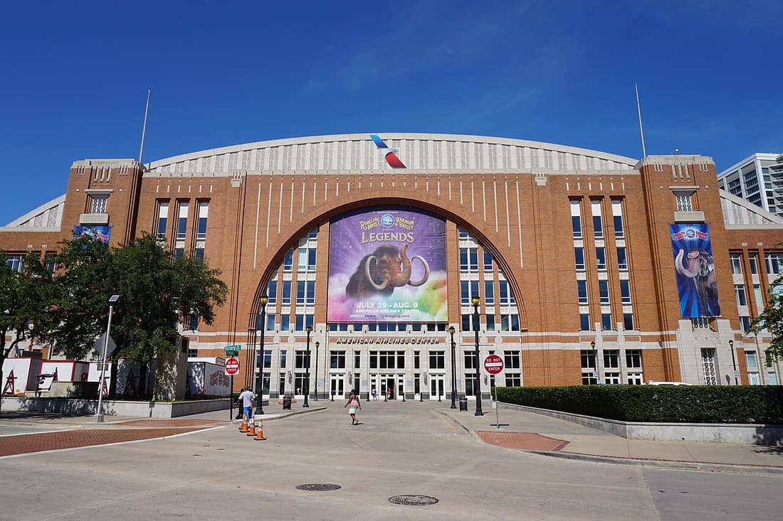 American Airlines Center arena in Dallas