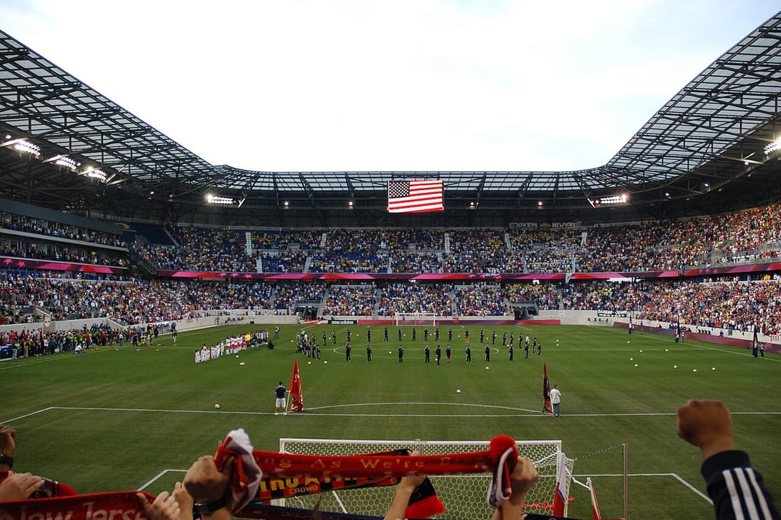 Red Bull Arena stadium in Harrison