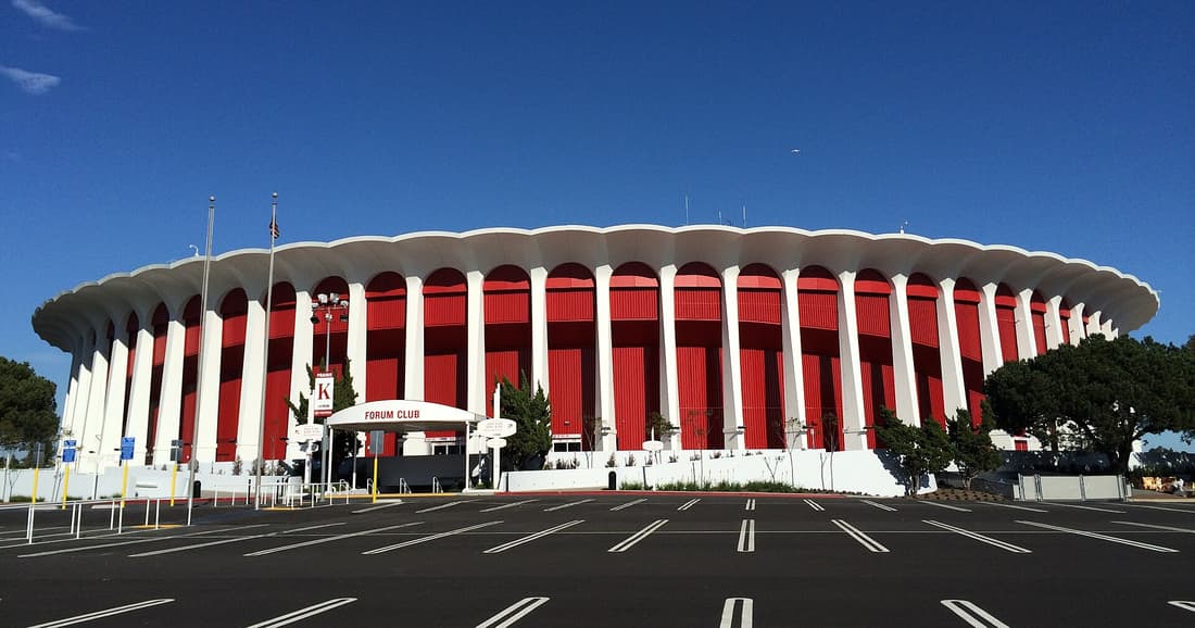 Kia Forum arena in Inglewood