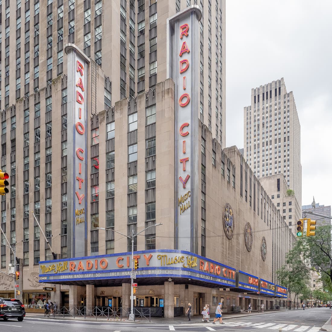 Radio City Music Hall theater in New York
