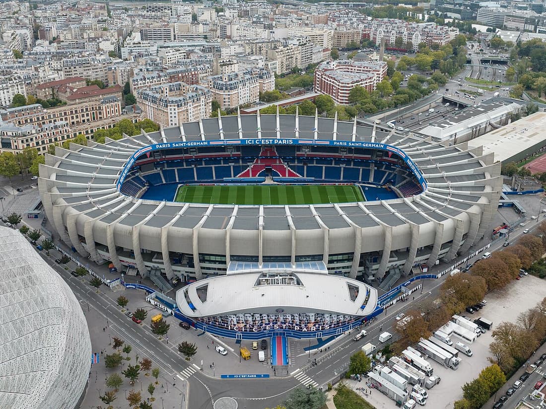 Parc des Princes stadium in Paris