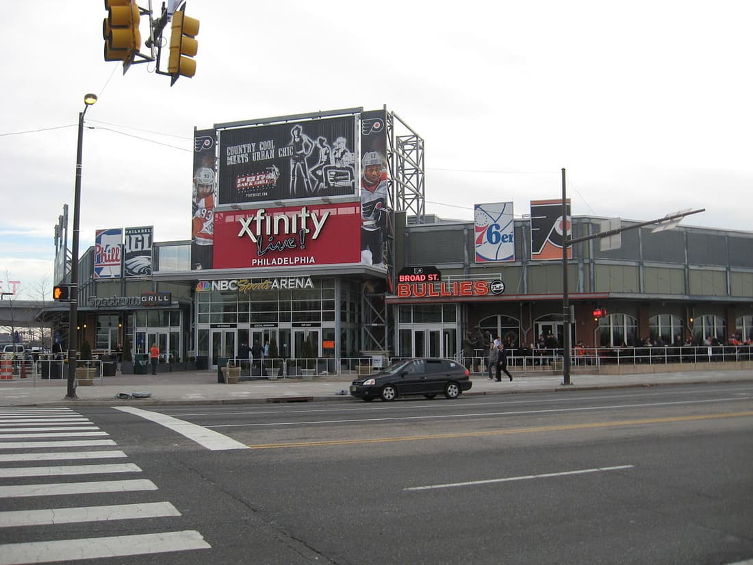 Xfinity Live! Philadelphia compare hub