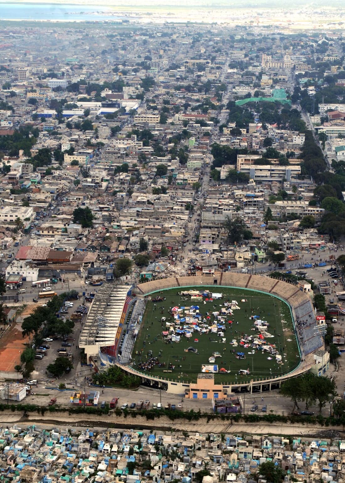 Stade Sylvio Cator stadium in Port-au-Prince