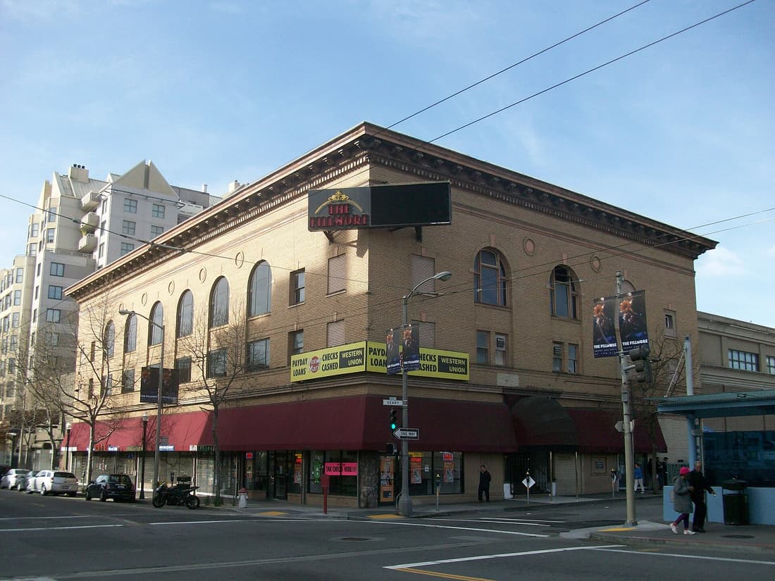 The Fillmore ballroom in San Francisco