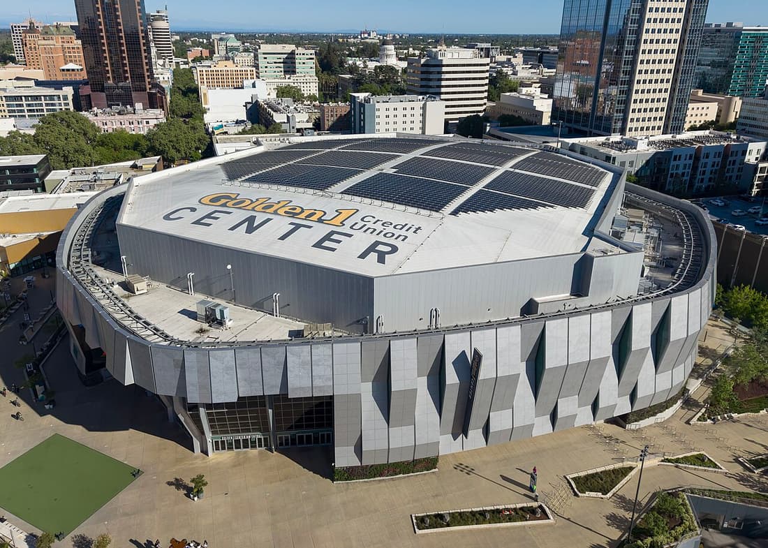 Golden 1 Center arena in Sacramento
