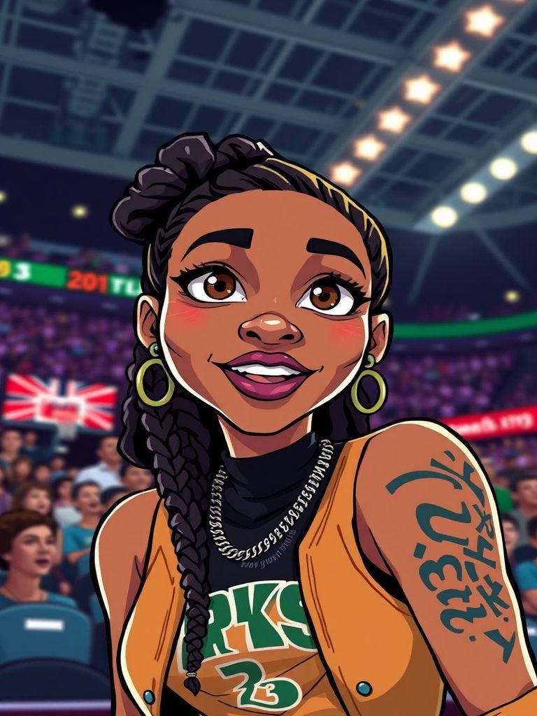 Alicia Keys at Alicia Keys, the Grammy-winning singer and quintessential New Yorker, became a regular at New York Liberty games after attending her first game. Keys narrated the Liberty's 2024 playoff hype video, deepening her connection to the franchise. Her presence in CeLiberty Row represents the merging of New York's music and sports cultures.