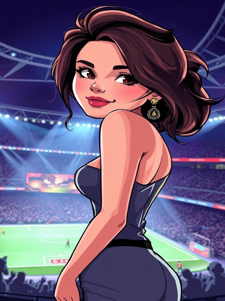 Tom Cruise in the stands at Wembley for Oasis