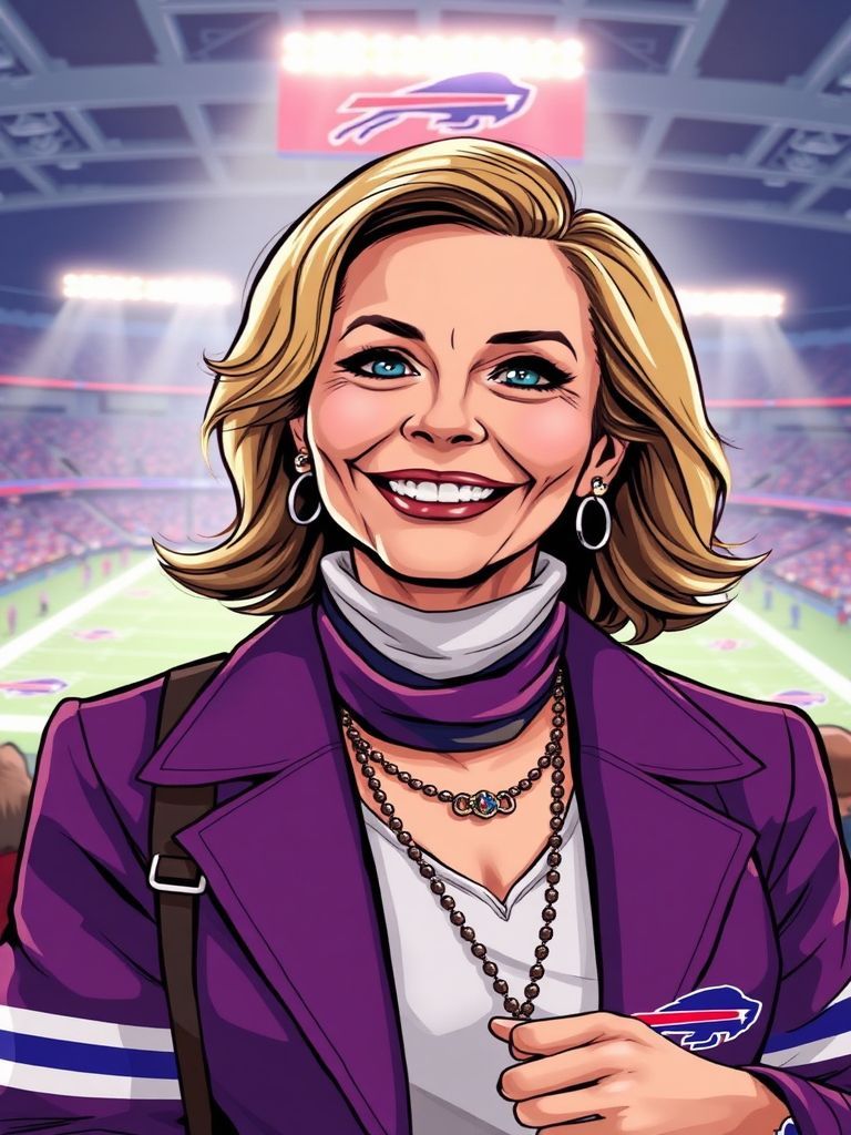 Christine Baranski Bills fan Buffalo