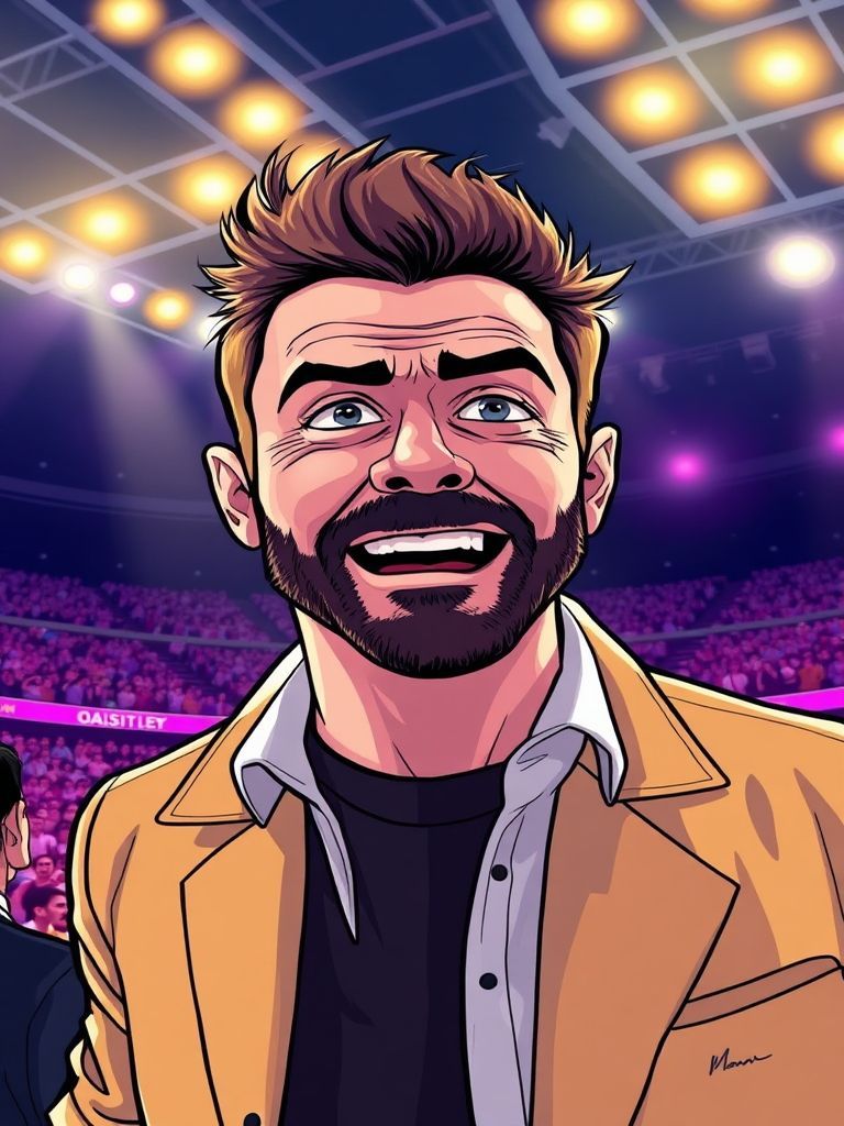 Danny Dyer at Danny Dyer, the EastEnders star, attended the Oasis opening night in Cardiff, mingling with Vicky McClure and her husband Jonny Owen. He posted: 'Liam's voice was like the 90's Noel was brilliant!! Tears were shed…4king outstanding!'