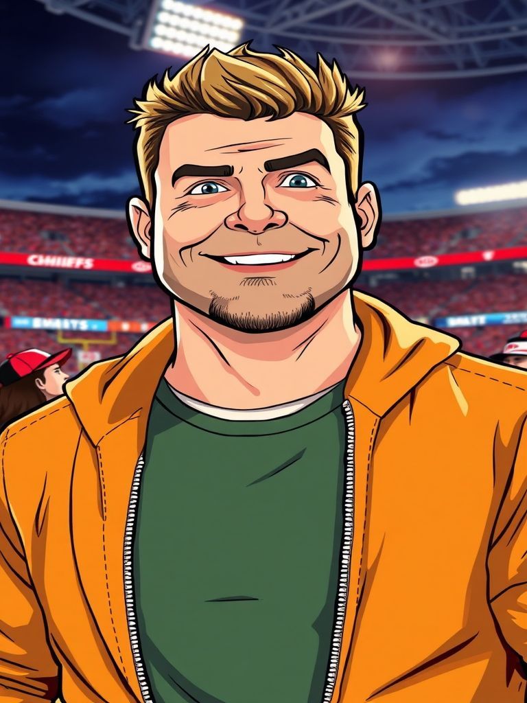 Eric Stonestreet Chiefs fan Arrowhead Stadium Kansas City