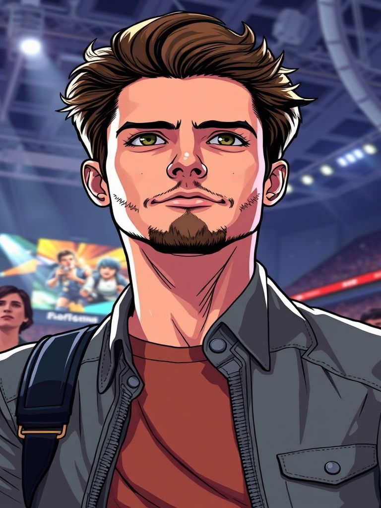 Anson Mount at The Star Trek Universe panel at SDCC 2024 brought together cast from across the franchise: Anson Mount, Rebecca Romijn, and Ethan Peck from Strange New Worlds; Jack Quaid and Tawny Newsome from Lower Decks; and Omari Hardwick and Sam Richardson from Section 31. The cross-series panel showcased the breadth of Trek's current era.