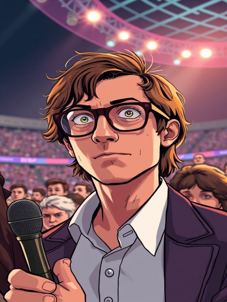 Jarvis Cocker at Jarvis Cocker of Pulp attended Wembley Night 2, among the enthusiastic crowd as the stadium broke into The Poznan during 'Cigarettes & Alcohol.' The Britpop rival's presence at the Oasis reunion symbolized the era's cultural reconciliation.