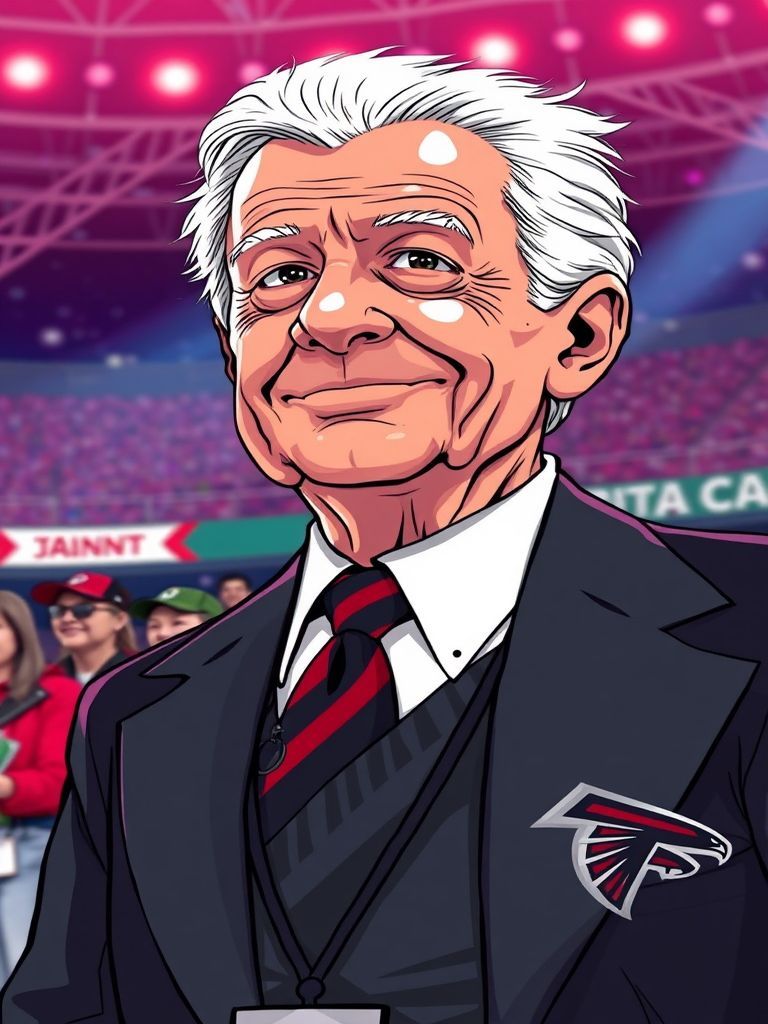 Jimmy Carter at Falcons game Georgia native