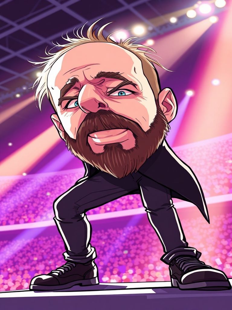 Lars Ulrich at Lars Ulrich, the Metallica drummer, attended the Oasis opening weekend in Cardiff with his wife. He saw the Gallaghers perform just as Metallica had played for Ozzy Osbourne's farewell show in Birmingham that same weekend — a remarkable rock-legend doubleheader.