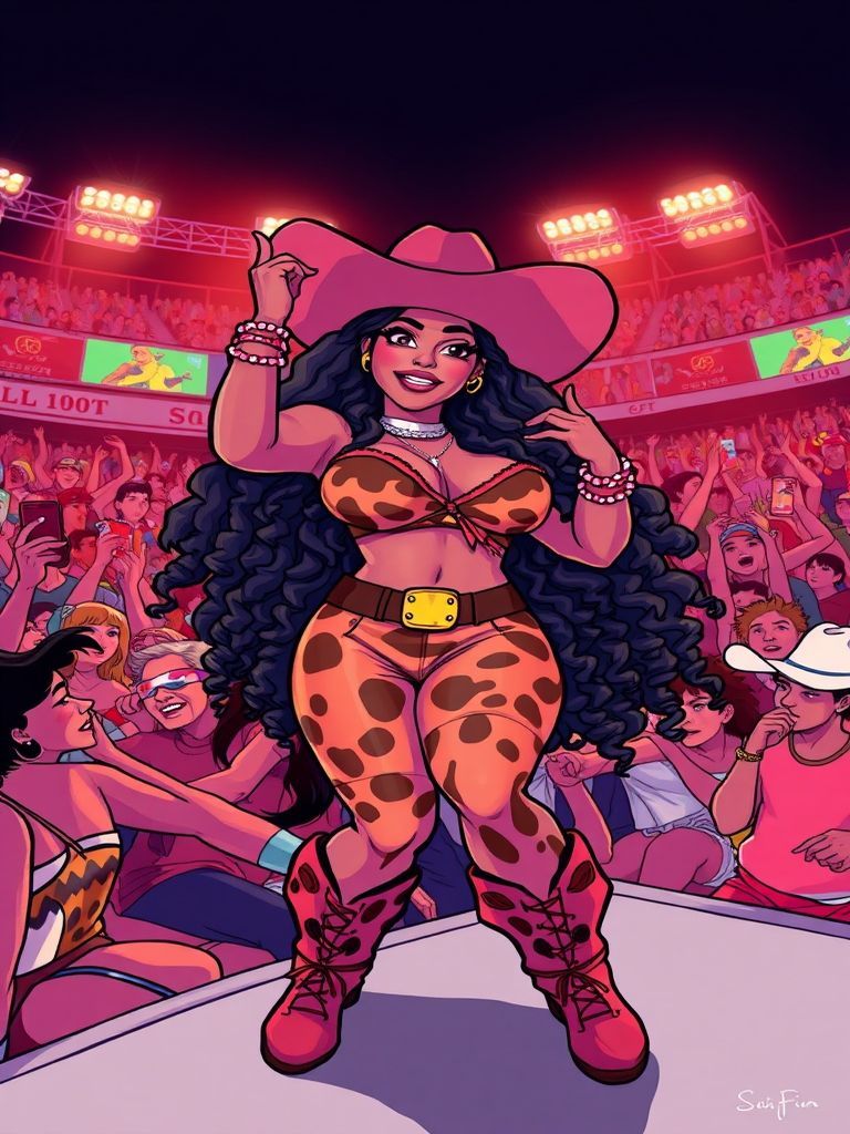 Lizzo at Lizzo made a surprise appearance during SZA's set at SoFi Stadium in Inglewood on the first of three LA nights on the Grand National Tour. The two performed a 'Special' remix, marking Lizzo's return to the live stage and delighting the SoFi crowd.