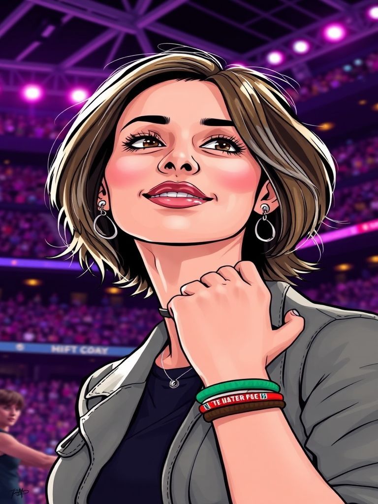 Mariska Hargitay at Mariska Hargitay was spotted on the floor at the Eras Tour Nashville stop on May 6 at Nissan Stadium. The Law & Order: SVU star, who appeared in Swift's 'Bad Blood' video, returned for NJ and LA shows — attending more Eras Tour dates than almost any other celebrity.