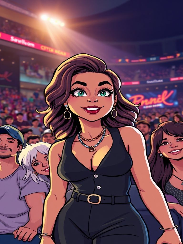 Maya Rudolph at Maya Rudolph was spotted by fans at the Cowboy Carter Tour finale at Allegiant Stadium in Las Vegas.