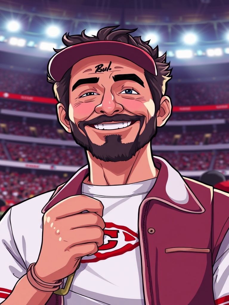 Paul Rudd Chiefs fan Super Bowl LIV Lombardi Trophy