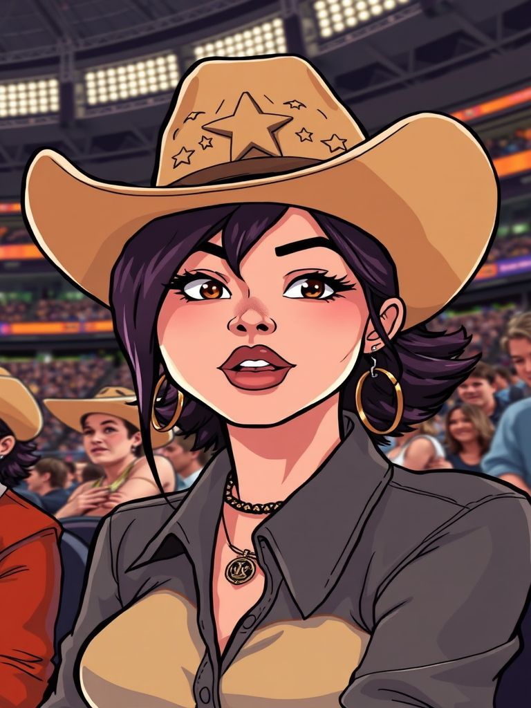 Brie Larson and Reneé Rapp at Cowboy Carter Tour