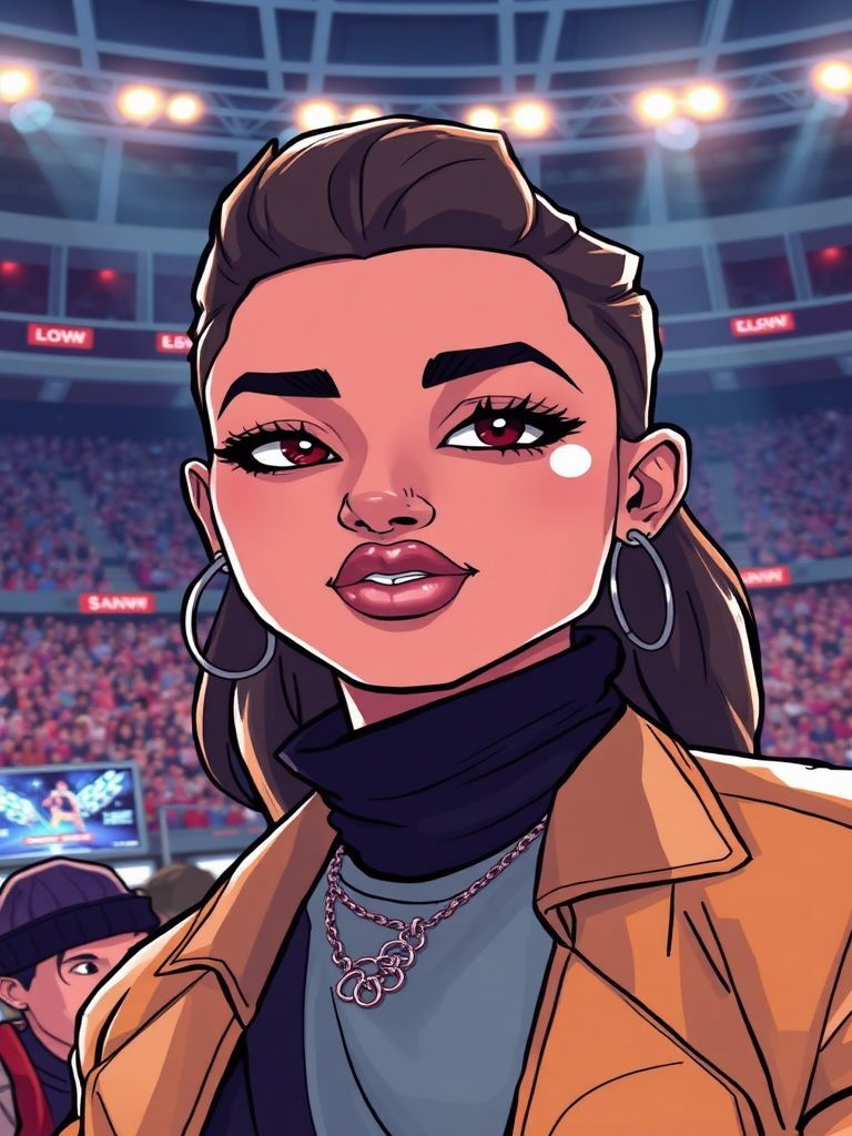 Simi Khadra at Simi Khadra, The Weeknd's girlfriend, was the most consistently documented celebrity presence across the After Hours Til Dawn Tour. Fan videos captured her arriving at Philadelphia's Lincoln Financial Field (July 2025, Night 1) with her own security section. She was also sighted at MetLife Stadium in New Jersey, multiple Toronto shows at Rogers Centre, Montreal, and the SoFi Stadium LA run. Unlike one-off celebrity sightings, Khadra traveled the tour as a constant presence.