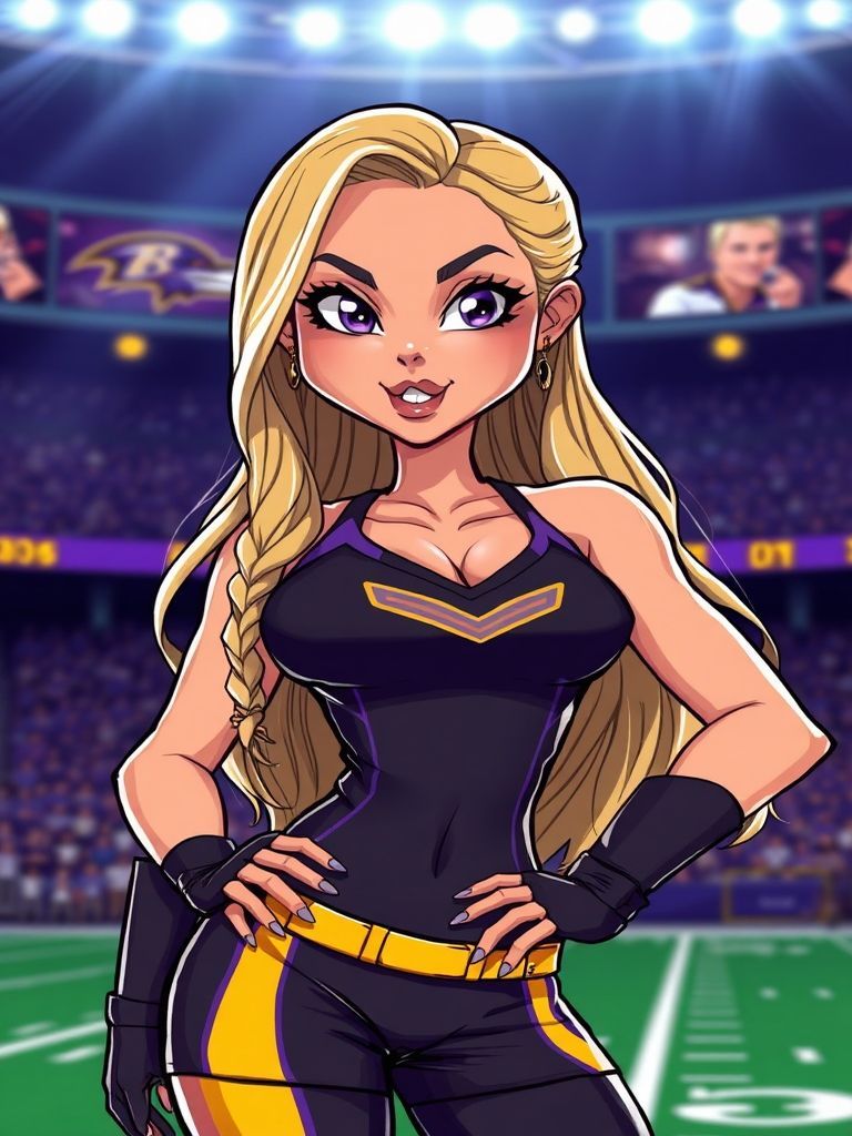 Stacy Keibler Ravens cheerleader Maryland