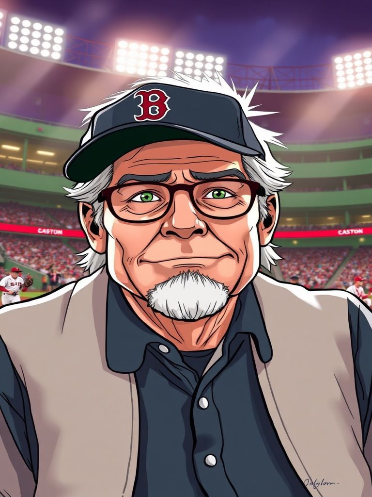 Stephen King Red Sox fan Fenway Park Boston