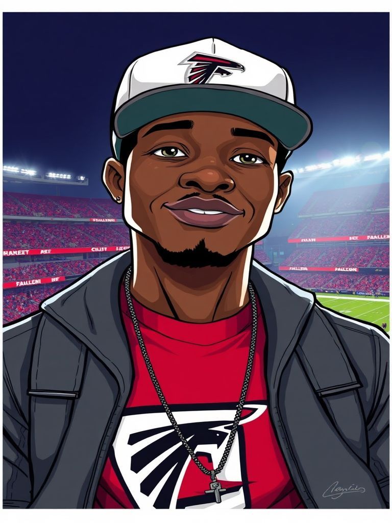 T.I. wearing Atlanta United gear at Mercedes-Benz Stadium