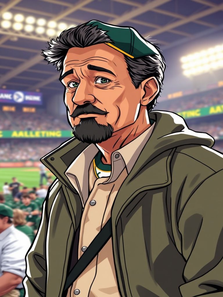 Tom Hanks in Timbers gear