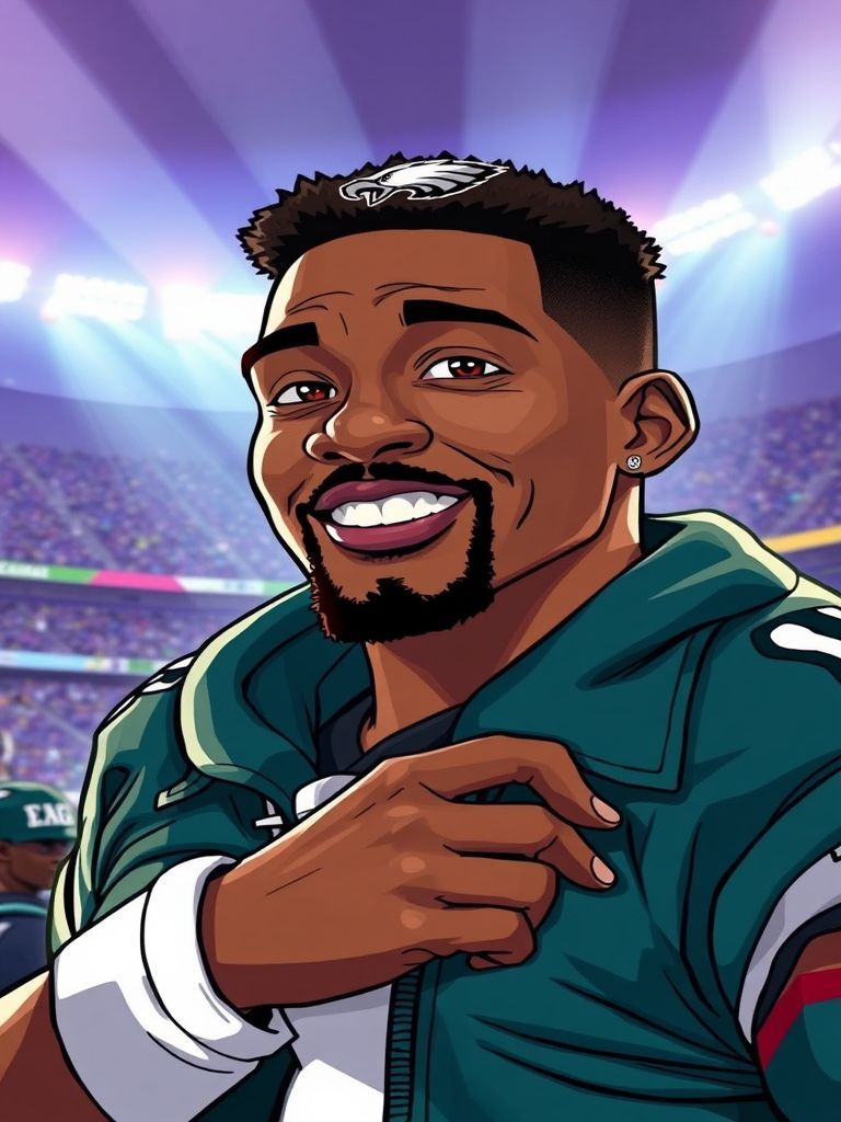 Will Smith Eagles fan Philadelphia